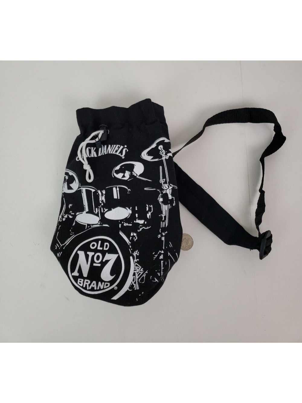 Official Jack Danies Old No 7 Black Bottle Bag Drum Kit Design